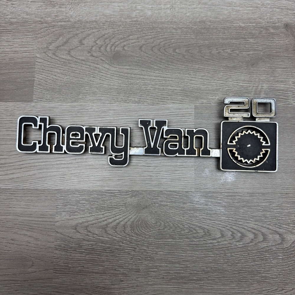 1973-1979 Chevrolet VAN 20 Fender Emblem OEM VTG Genuine  363580